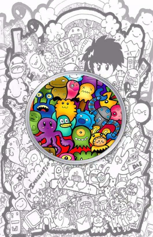 Detail Gambar Untuk Mewarnai Doodle Nomer 2