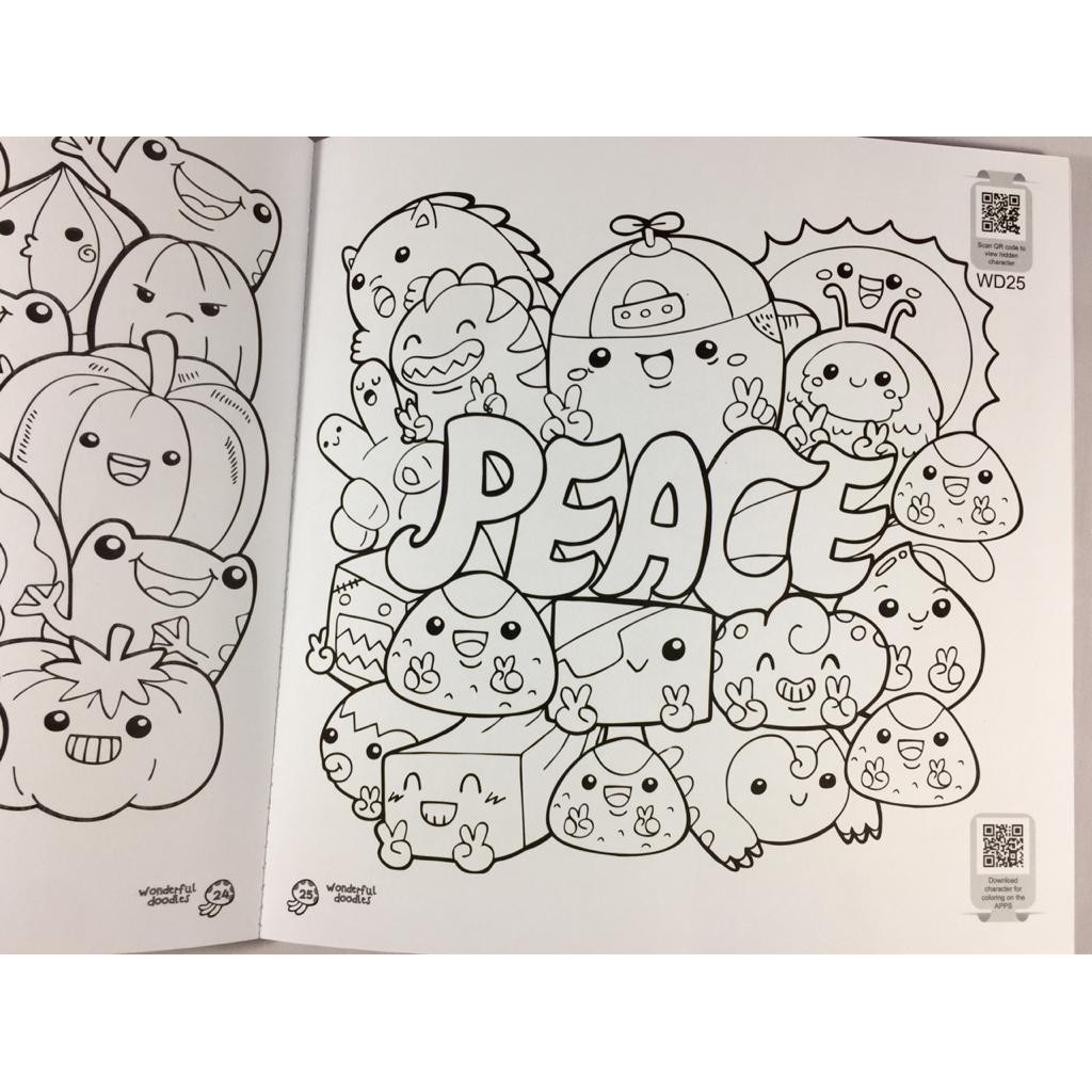 Detail Gambar Untuk Mewarnai Doodle Nomer 19