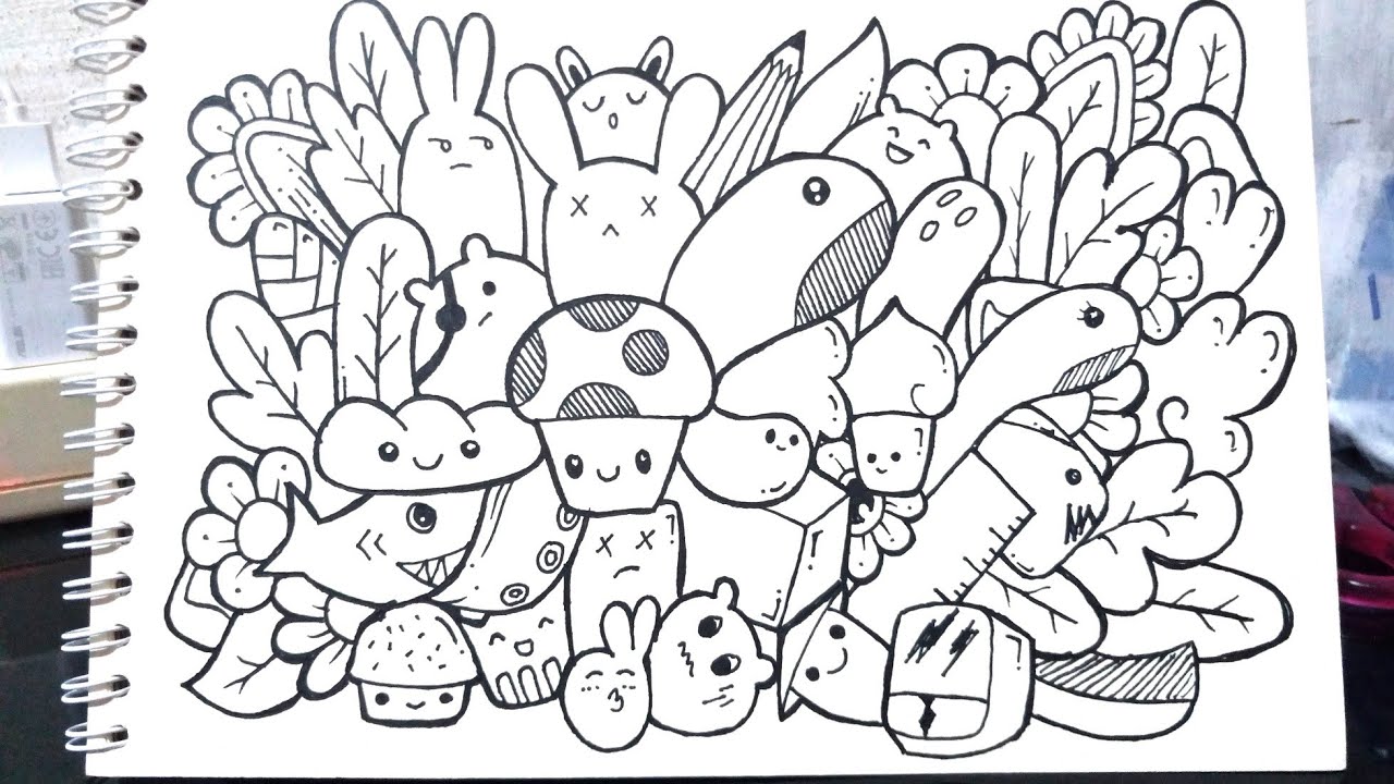 Detail Gambar Untuk Mewarnai Doodle Nomer 3