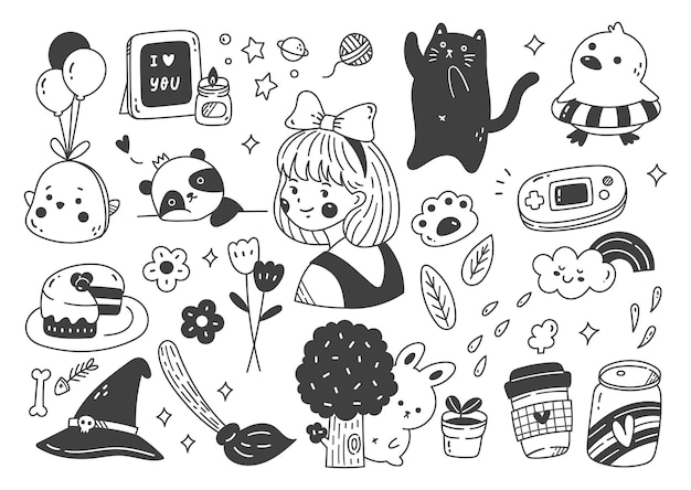 Detail Gambar Untuk Mewarnai Doodle Nomer 28
