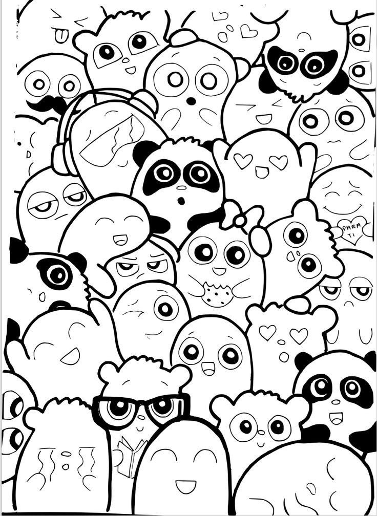 Detail Gambar Untuk Mewarnai Doodle Nomer 4