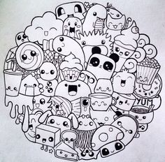 Detail Gambar Untuk Mewarnai Doodle Nomer 37