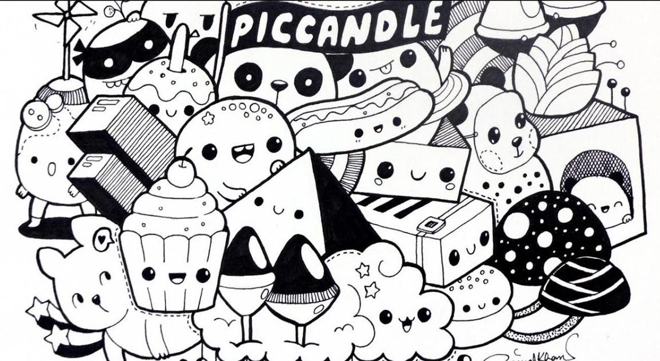 Detail Gambar Untuk Mewarnai Doodle Nomer 7