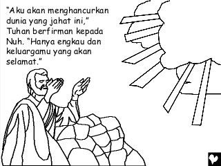 Detail Gambar Untuk Mewarnai Nabi Nuh Dan Keluarganya Nomer 6