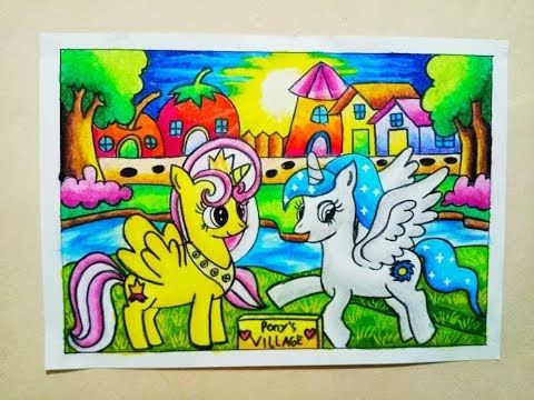 Detail Gambar Untuk Mewarnai Pemandangan Gambar Untuk Mewarnai My Little Pony Nomer 4