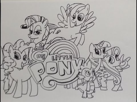 Detail Gambar Untuk Mewarnai Pemandangan Gambar Untuk Mewarnai My Little Pony Nomer 48