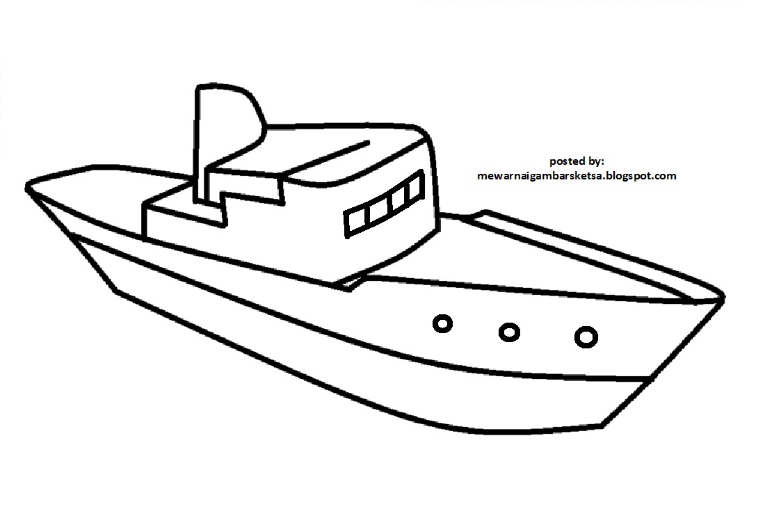 Detail Gambar Untuk Mewarnai Perahu Nomer 48