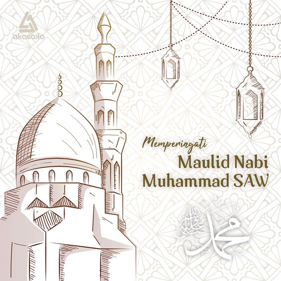 Detail Gambar Untuk Mewarnai Tema Hari Maulid Nabi Muhammad Nomer 19