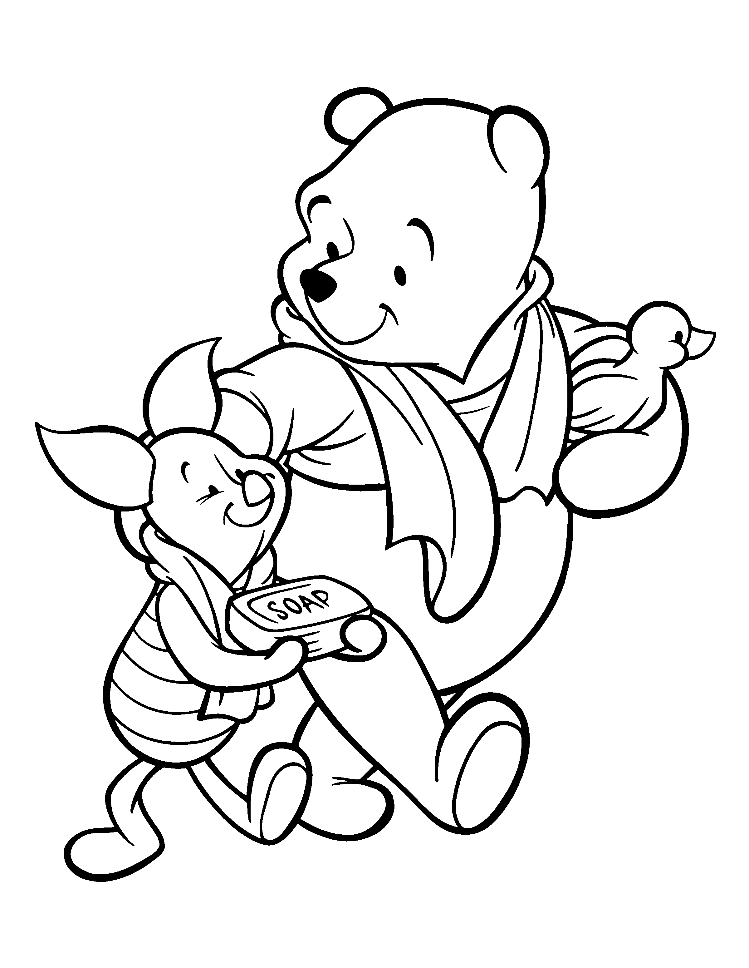 Detail Gambar Untuk Mewarnai Winnie The Pooh Nomer 8