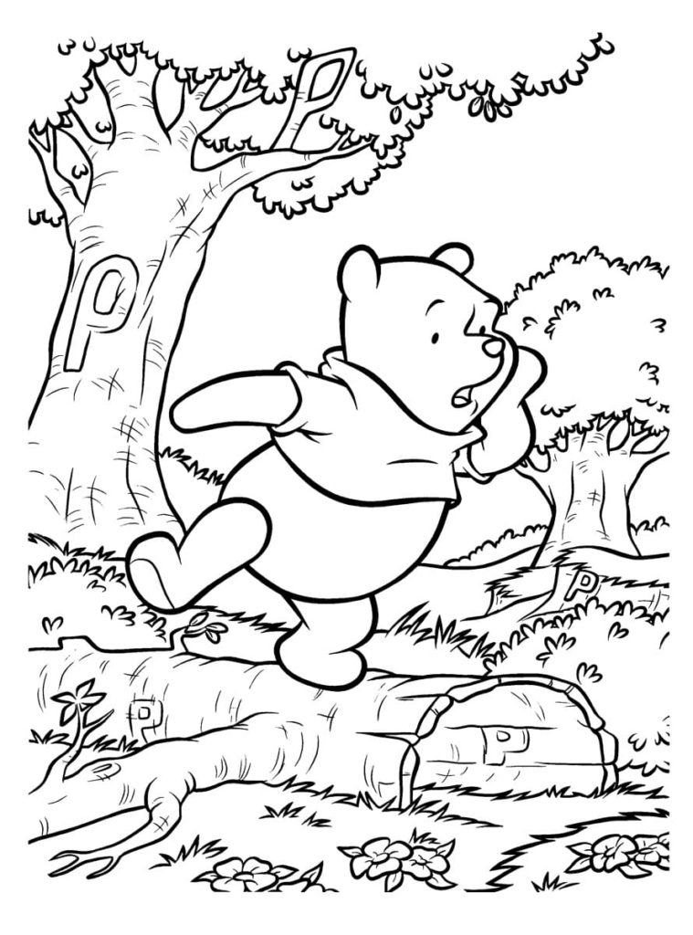 Detail Gambar Untuk Mewarnai Winnie The Pooh Nomer 14