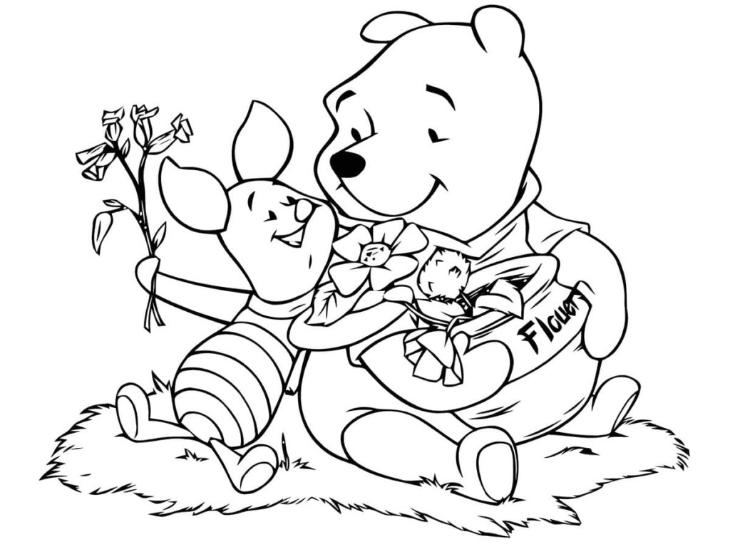 Detail Gambar Untuk Mewarnai Winnie The Pooh Nomer 16