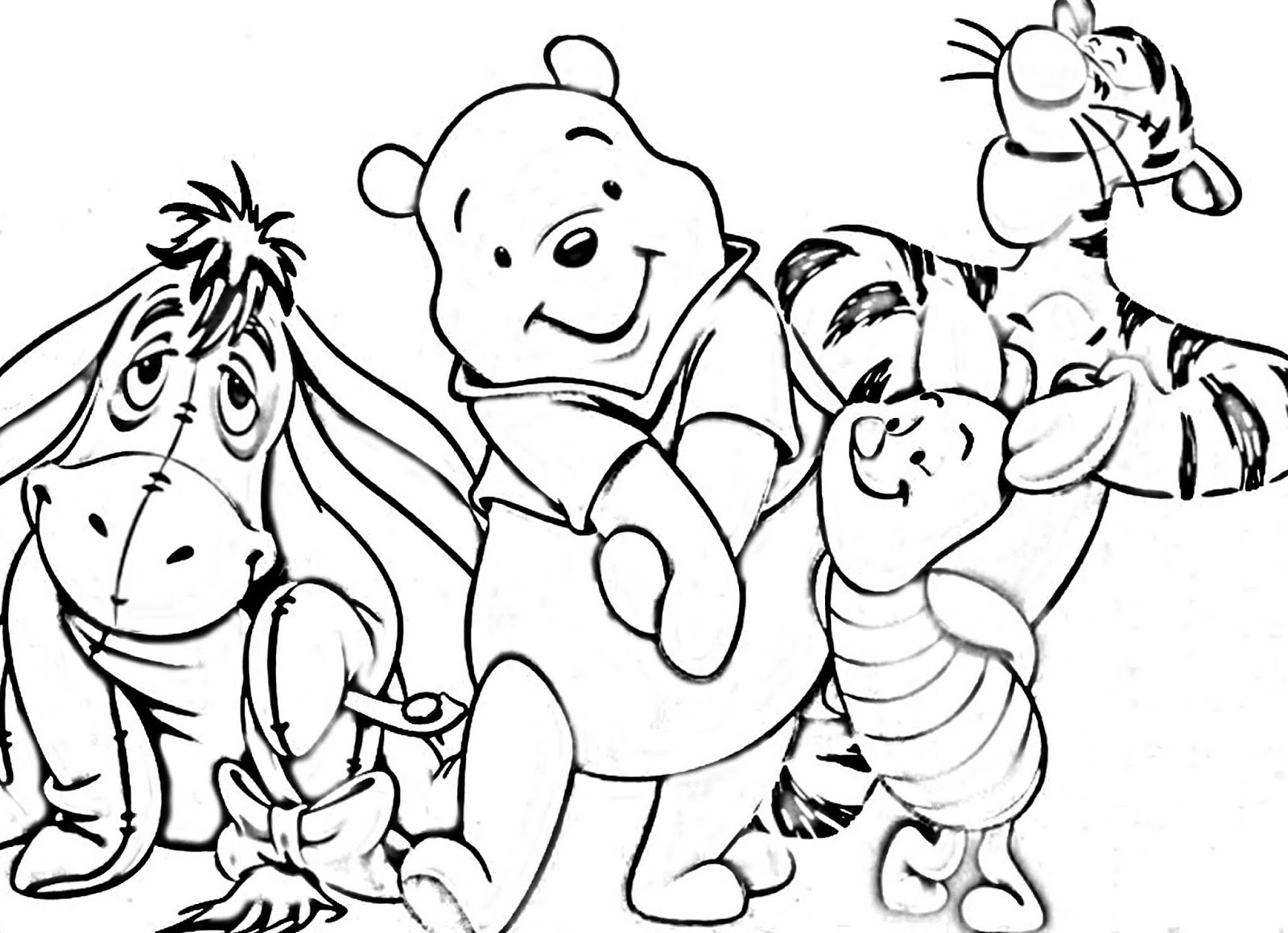 Detail Gambar Untuk Mewarnai Winnie The Pooh Nomer 21