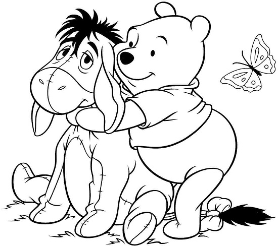 Detail Gambar Untuk Mewarnai Winnie The Pooh Nomer 26