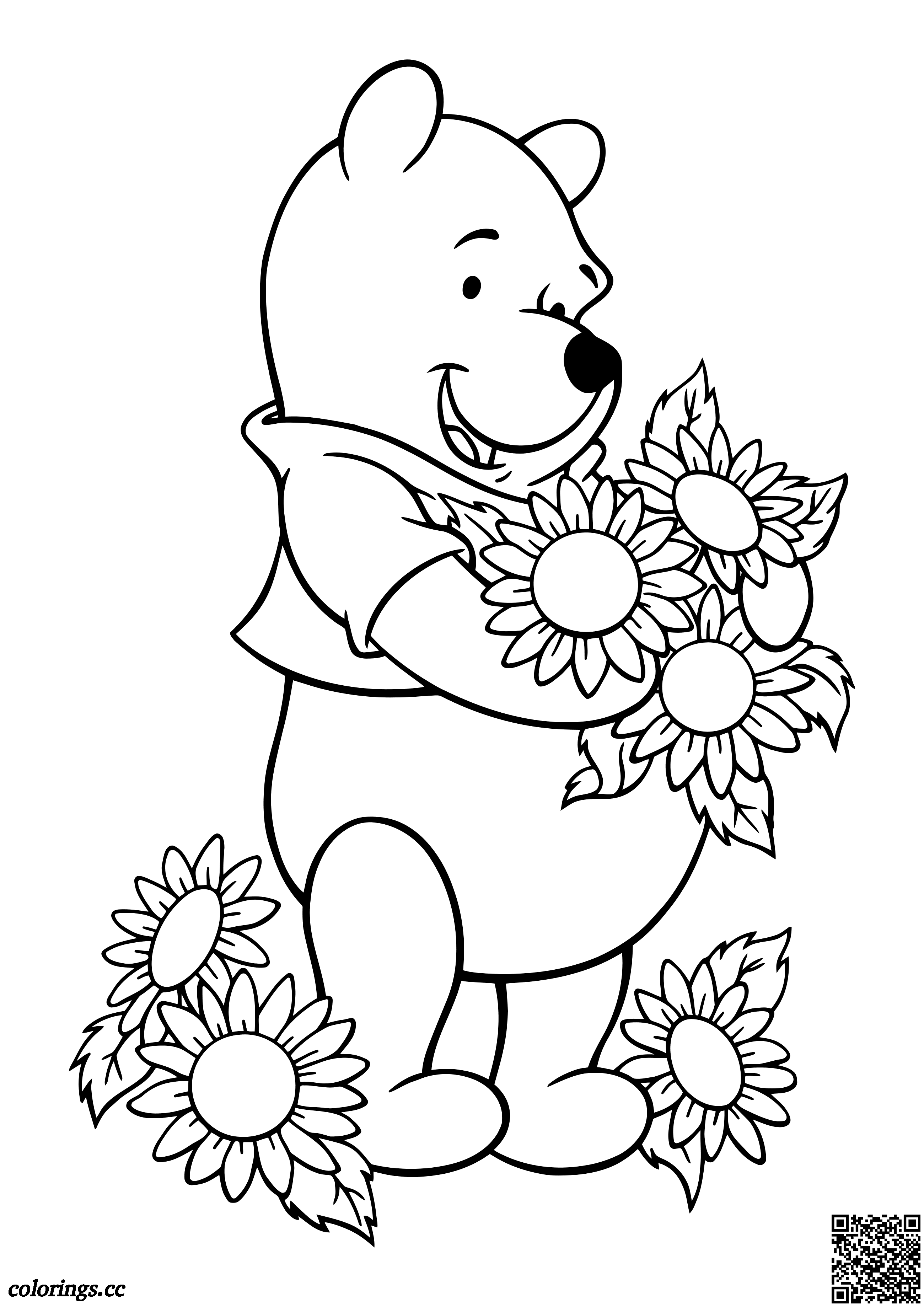 Detail Gambar Untuk Mewarnai Winnie The Pooh Koleksi Nomer 31