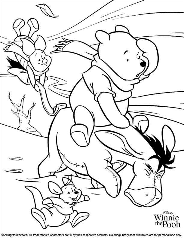 Detail Gambar Untuk Mewarnai Winnie The Pooh Nomer 36