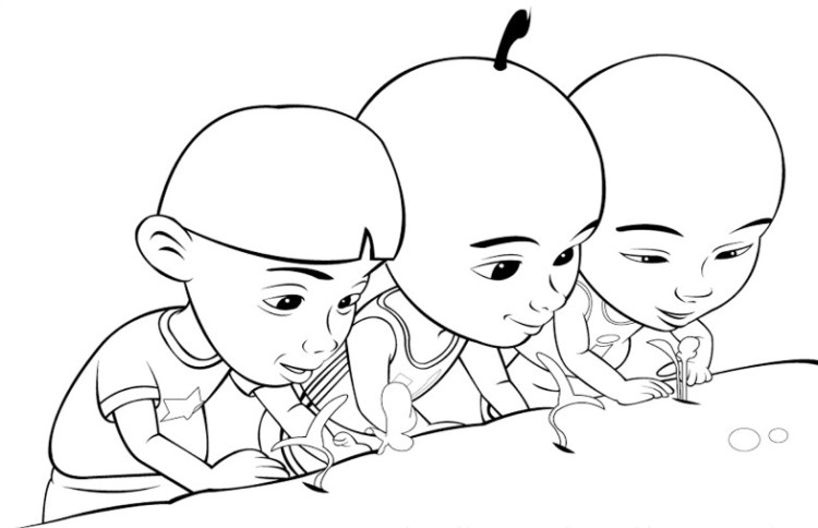 Detail Gambar Upin Ipin Untuk Menggambar Nomer 28