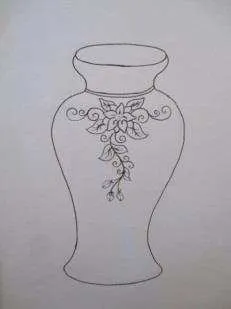 Detail Gambar Vas Bunga Untuk Diwarnai Nomer 14