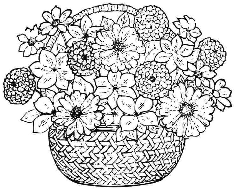 Detail Gambar Vas Bunga Untuk Diwarnai Nomer 36