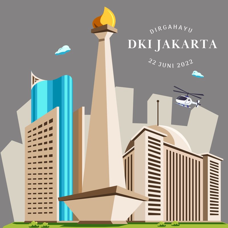 Detail Gambar Vektor Dirgahayu Kota Hitam Putih Nomer 2