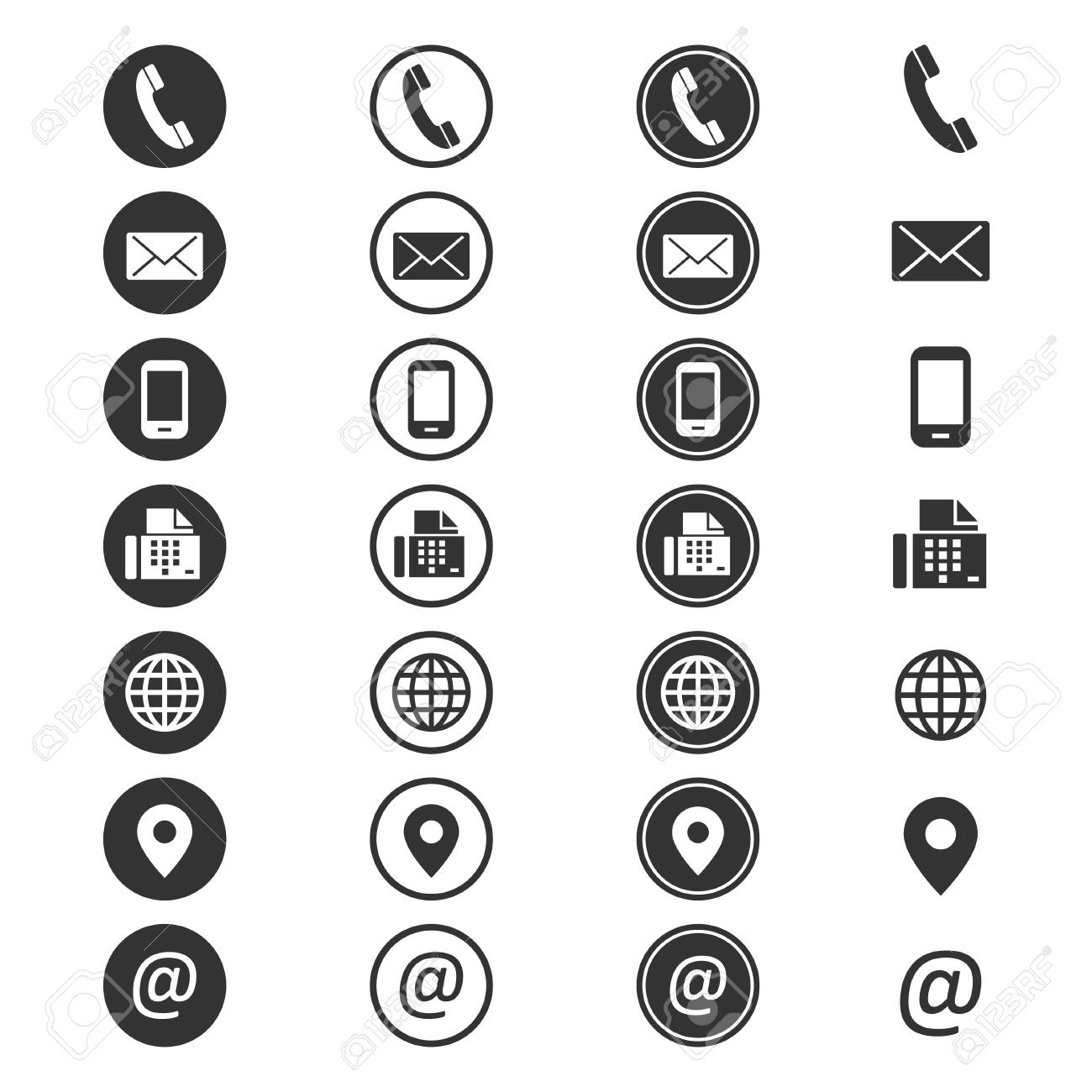 Detail Gambar Vektor Icons Address Nomer 12