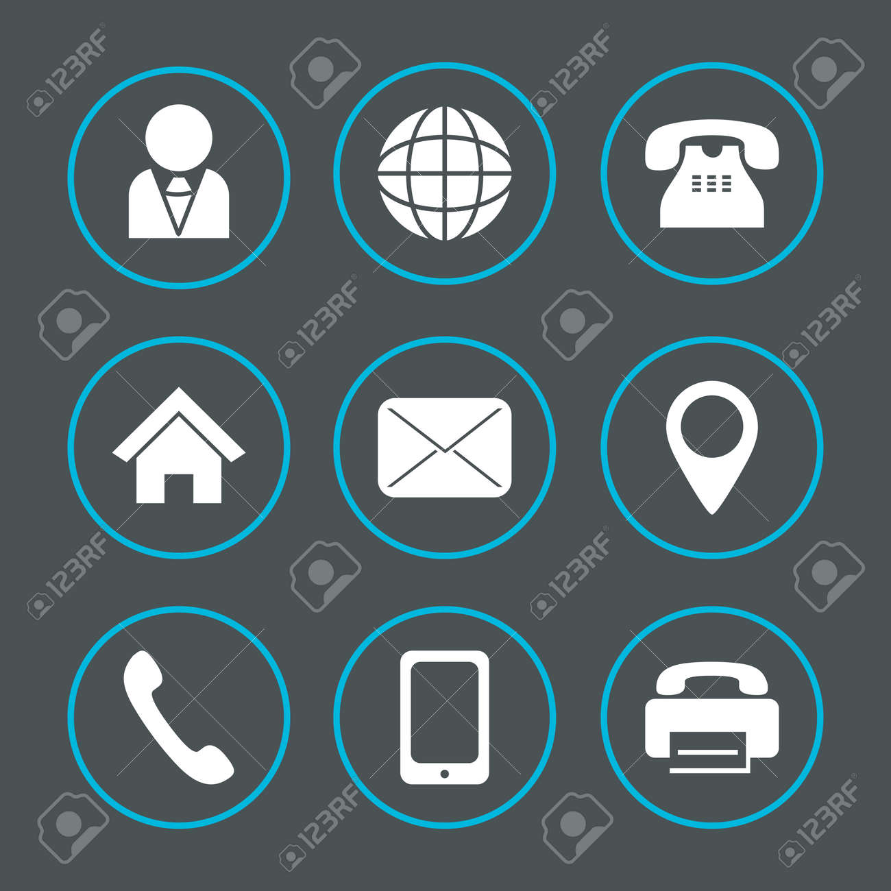 Detail Gambar Vektor Icons Address Nomer 28