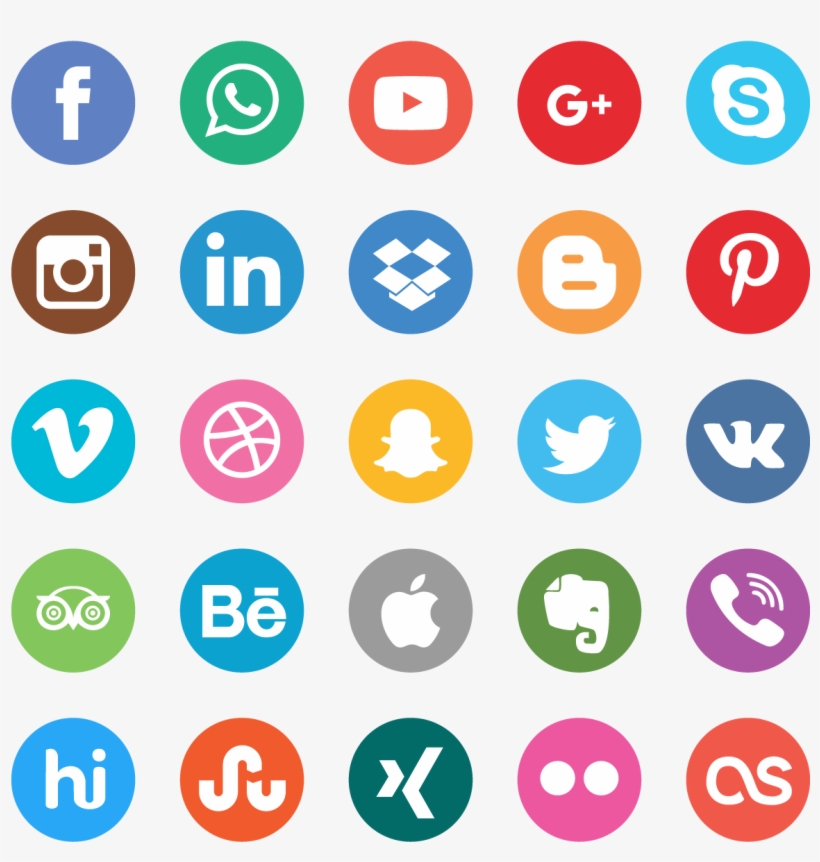 Detail Gambar Vektor Icons Sosial Media Nomer 13