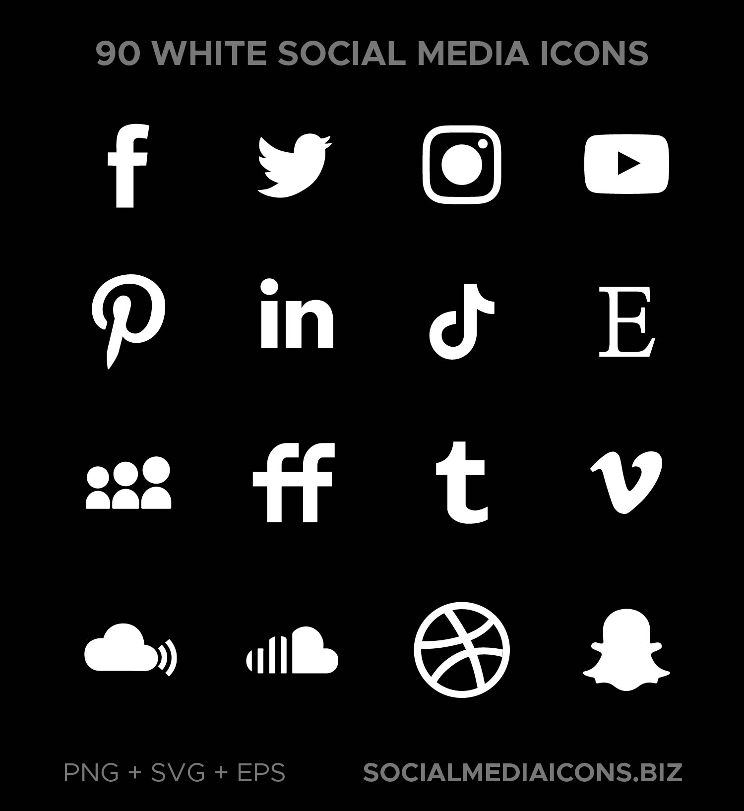 Detail Gambar Vektor Icons Sosial Media Nomer 18