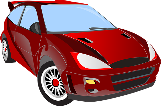 Detail Gambar Vektor Mobil Warna Merah Nomer 16
