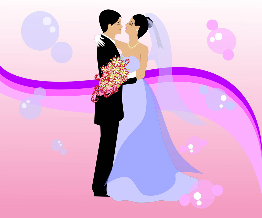 Detail Gambar Vektor Pernikahan Nomer 6