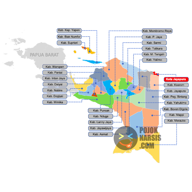 Detail Gambar Vektor Pulau Papua Nomer 10