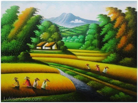 Detail Gambar Vektor Sawah Kartun Nomer 34