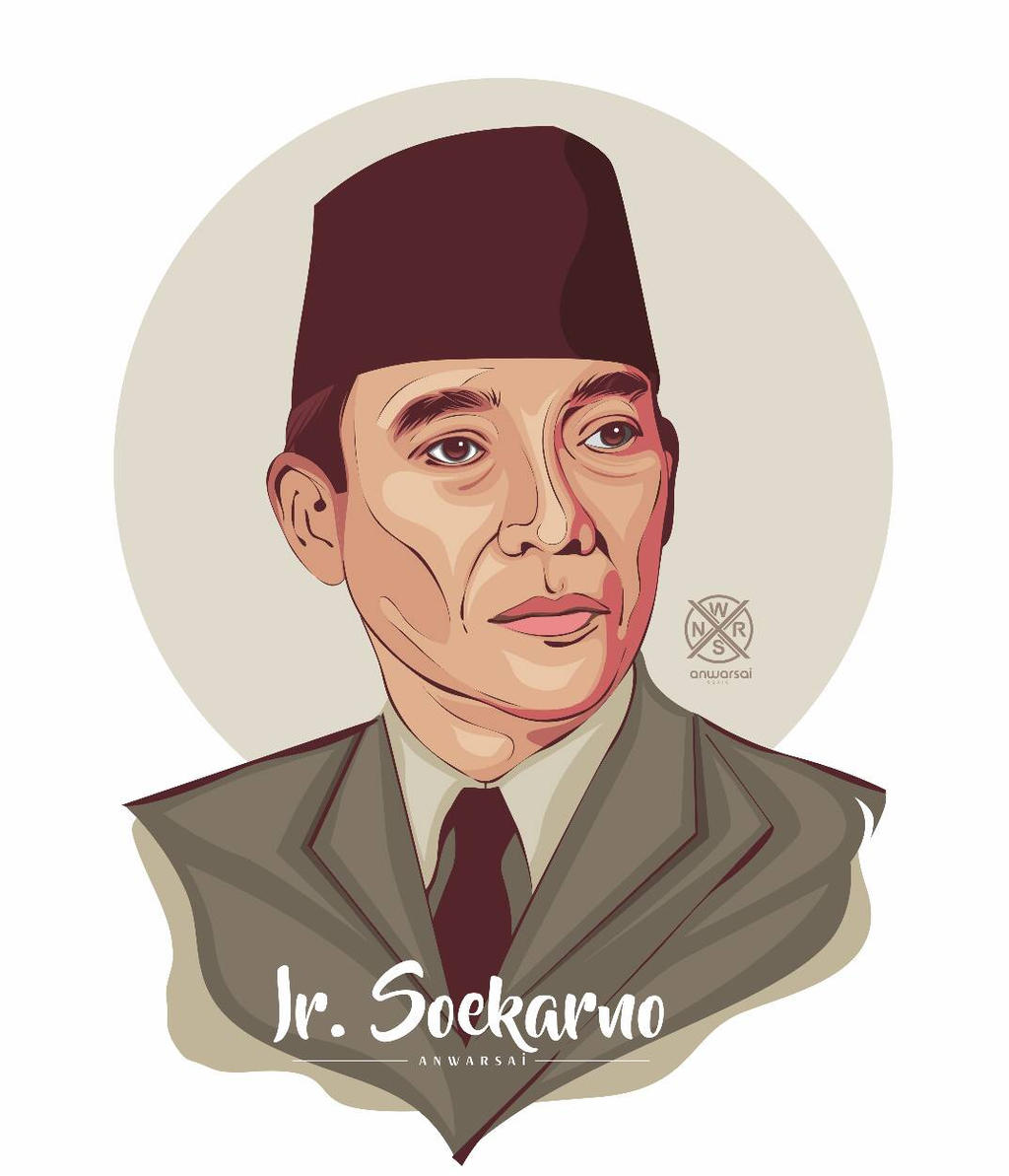 Detail Gambar Vektor Soekarno Nomer 11