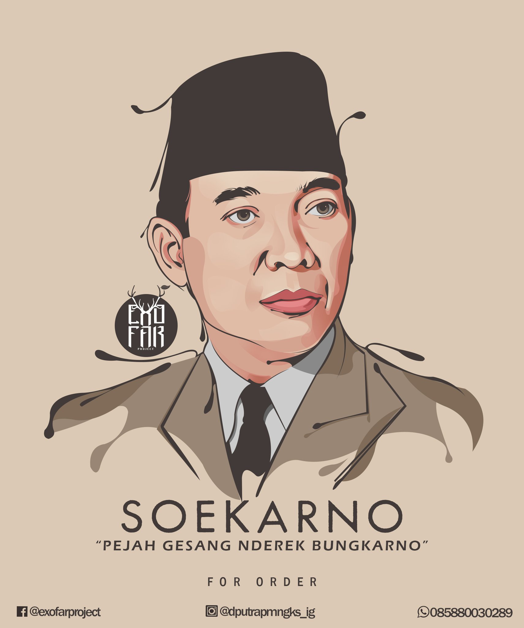 Detail Gambar Vektor Soekarno Nomer 6