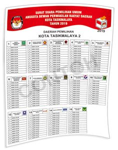 Detail Gambar Vektor Surat Suara Nomer 31