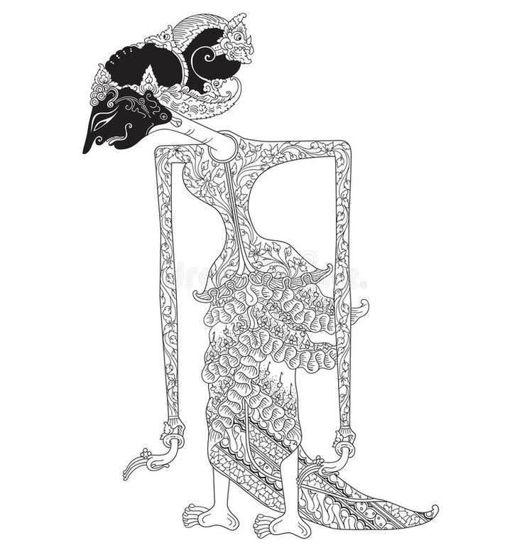 Detail Gambar Wayang Dewi Kunti Nomer 3