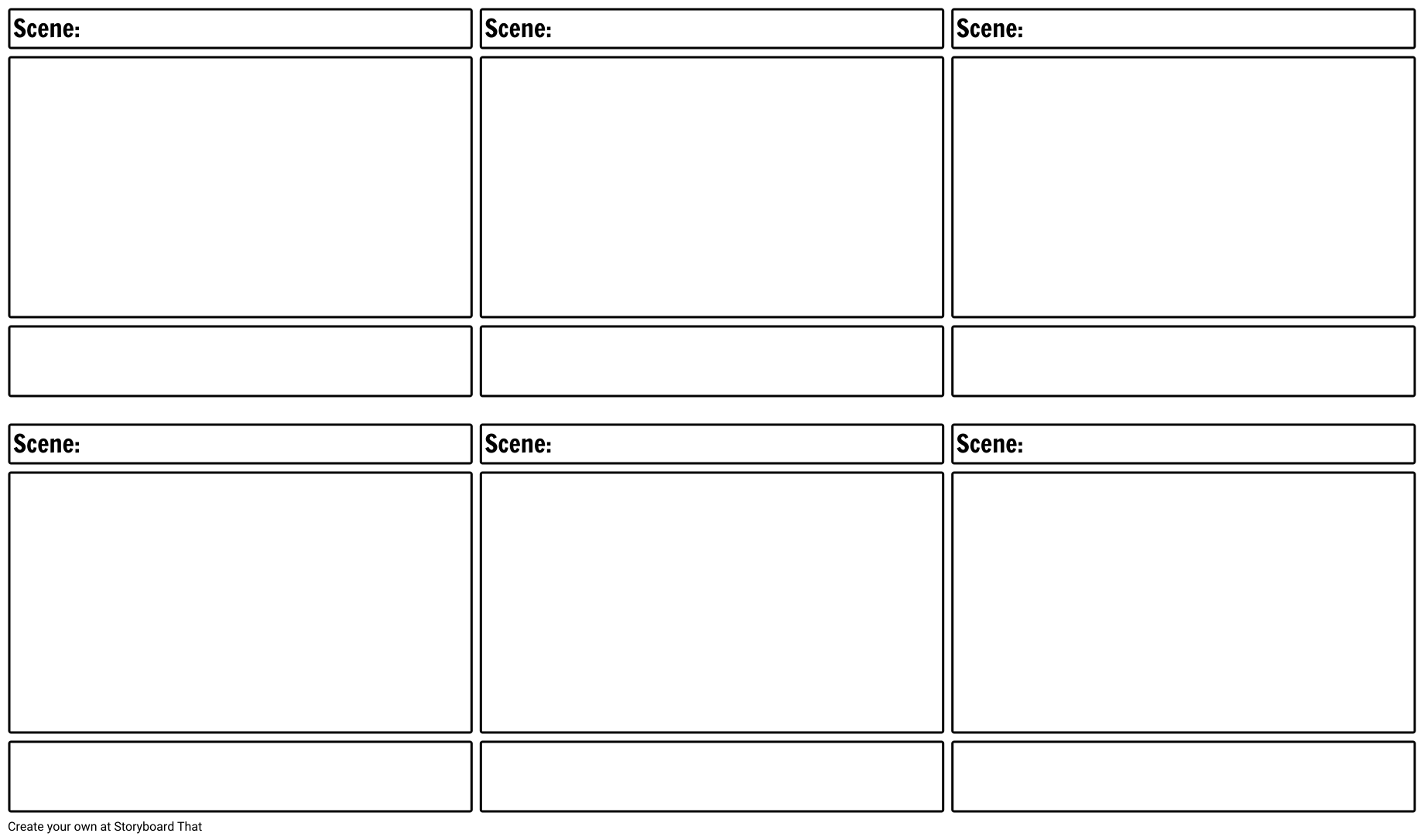 Game Storyboard Template - KibrisPDR