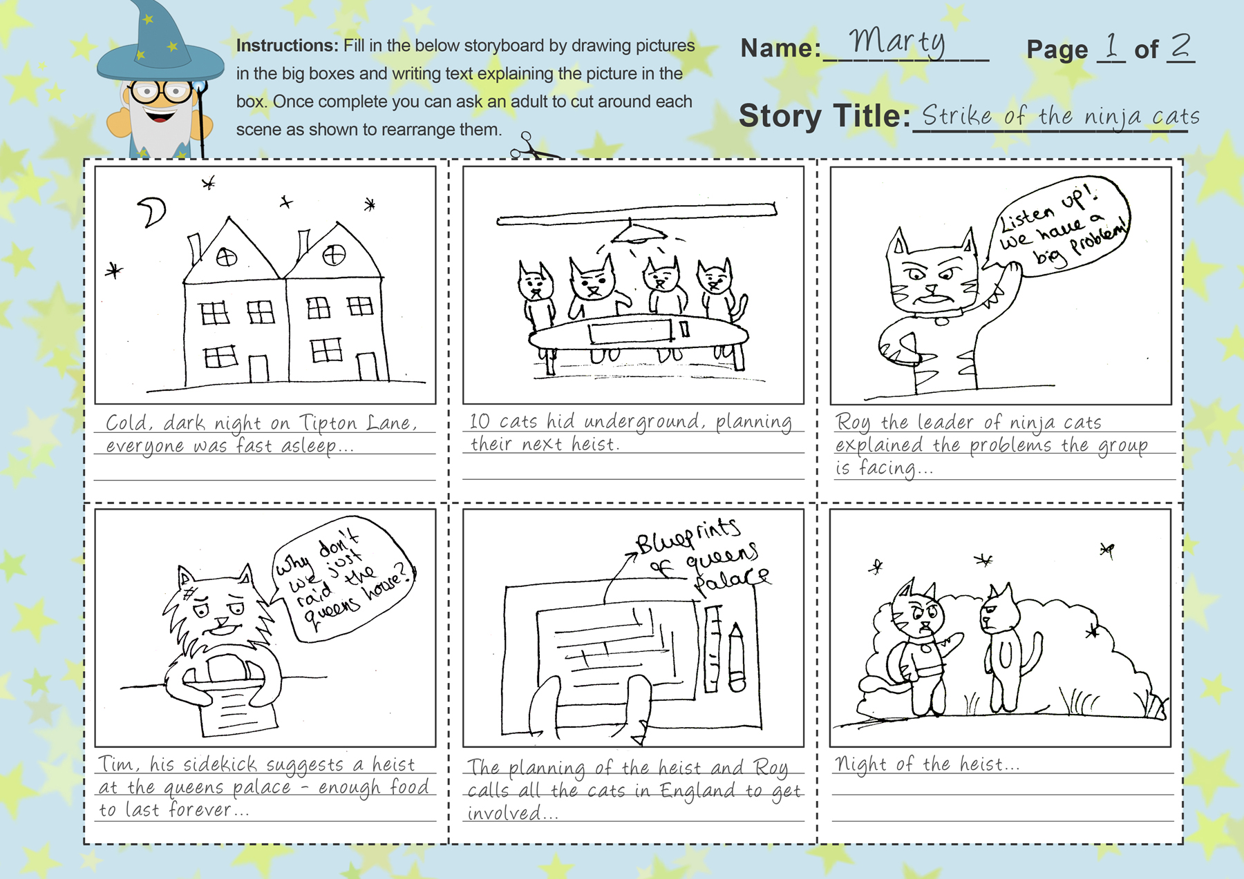 Detail Game Storyboard Template Nomer 14