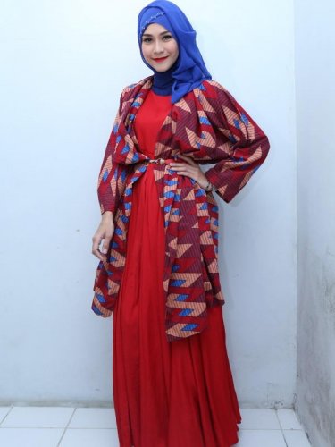 Detail Gamis Batik Untuk Ibu Hamil Nomer 51