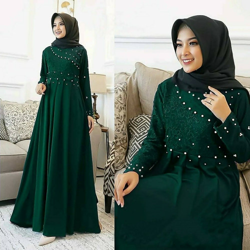 Detail Gamis Mewah Untuk Lebaran Nomer 13