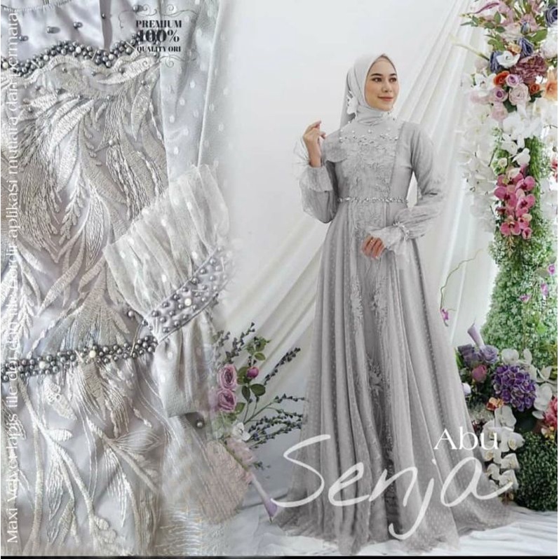 Detail Gamis Mewah Untuk Lebaran Nomer 15