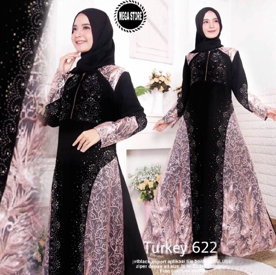 Detail Gamis Mewah Untuk Lebaran Nomer 31