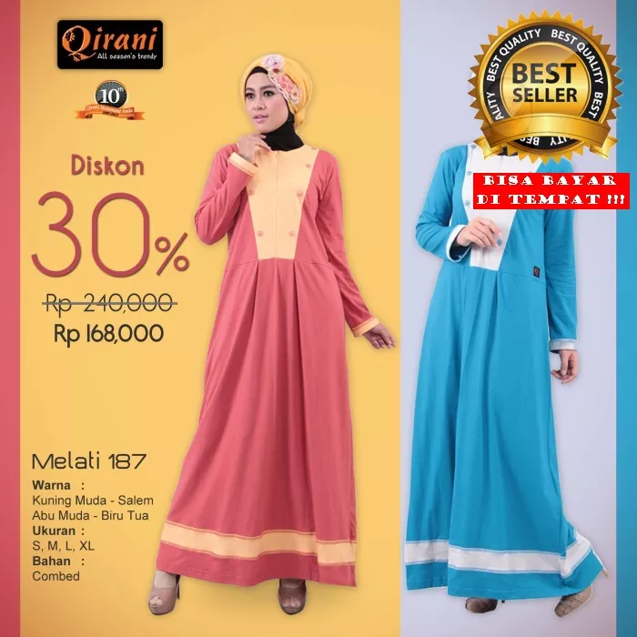 Detail Gamis Mewah Untuk Lebaran Nomer 53