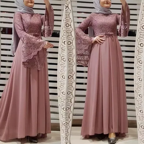 Detail Gamis Mewah Untuk Lebaran Nomer 8