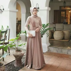 Detail Gamis Untuk Undangan Nomer 3