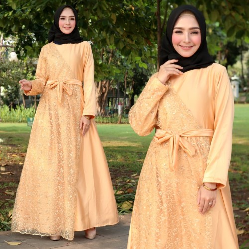 Detail Gamis Untuk Undangan Nomer 33