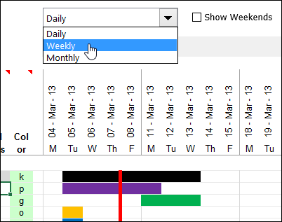 Detail Gantt Chart Excel Template Nomer 30