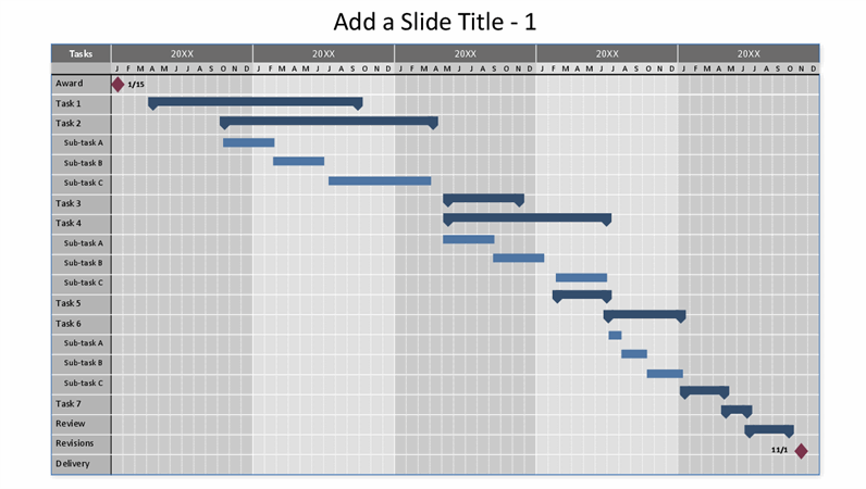 Detail Gantt Chart Excel Template Nomer 41