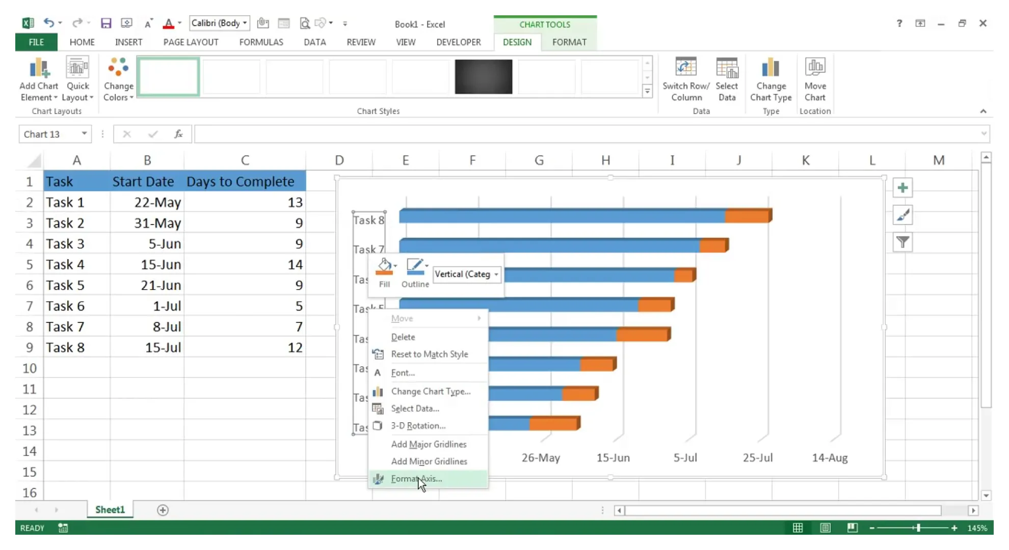 Detail Gantt Chart Maker Excel Template Nomer 11