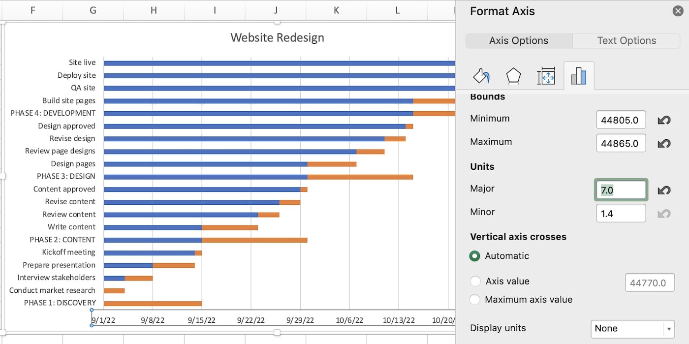 Detail gantt chart maker excel template koleksi nomer 41