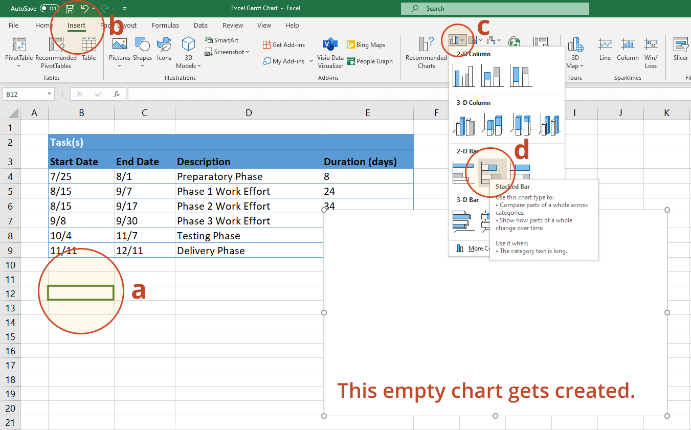 Detail Gantt Chart Maker Excel Template Nomer 55